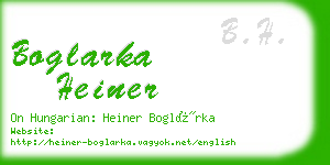 boglarka heiner business card